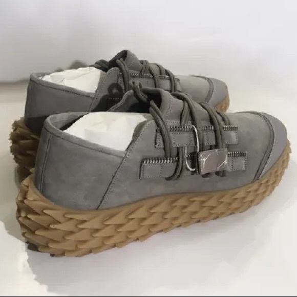 giuseppe zanotti BNIB textured sole suede lowtops - Picture 4 of 12